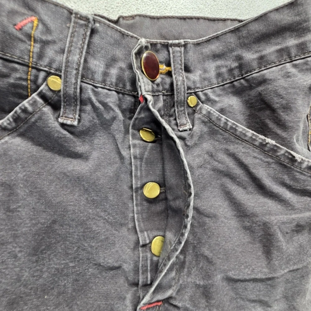 Vintage Levis Engineered Jeans Mens 30x34 Black Twisted One Pocket Button Fly